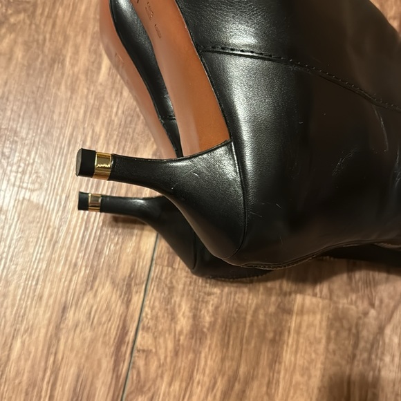 Coach FAYTH Women's Black Leather Knee High Boots Sz. 8.5 - Picture 5 of 9